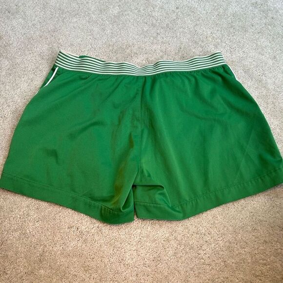 Nike Women’s Medium Activewear Shorts Green Elastic Waist - Picture 7 of 10